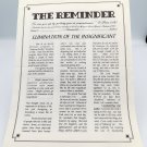 The Reminder Christian Newsletter February 2002 Spencer Indiana Ephemera