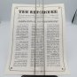 The Reminder Christian Newsletter February 2002 Spencer Indiana Ephemera