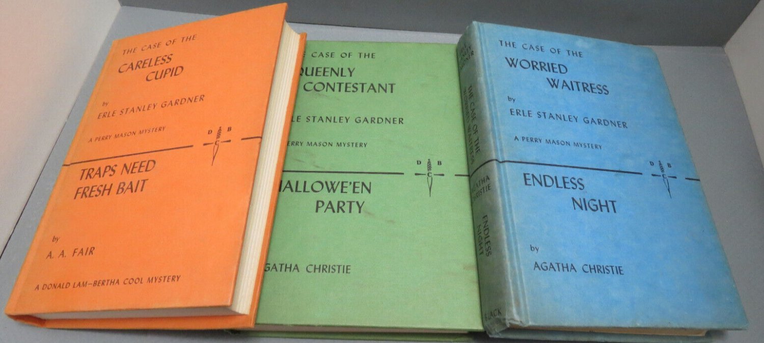 3 Erle Stanley Gardner & Other Authors HB Detective Club Mystery 1960s 6 Stories