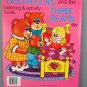 VTG Landoll Goldilocks and The Three Bears Coloring & Activity Book 1988