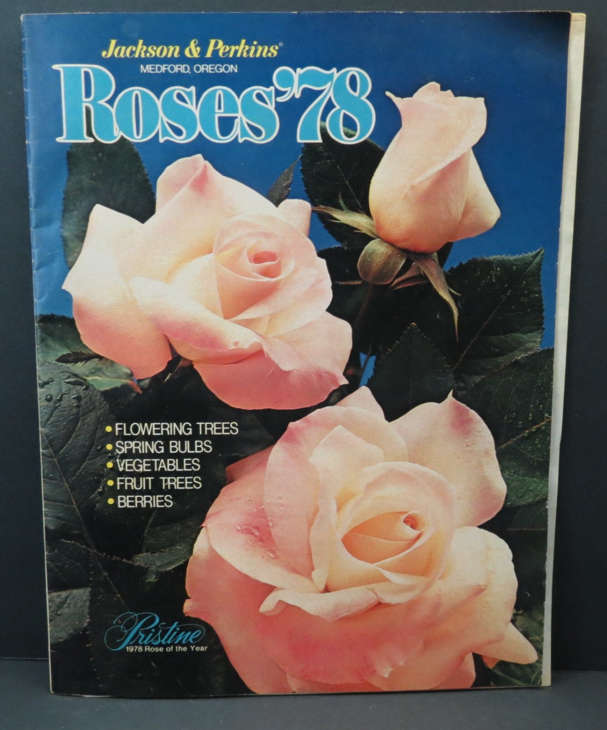 Jackson & Perkins 1978 Roses Catalog Complete w/ Dear Customer Letter 40 Pages