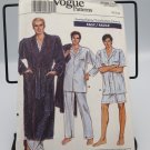 Vogue 7079 Men's Robe Top Pants Shorts XS-S-M Sewing Pattern 1980s