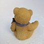 Cherished Teddies Miniature Bear with Sigma Symbol 1997 24kt Electroplate