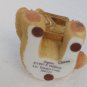 Cherished Teddies Miniature Bear with Sigma Symbol 1997 24kt Electroplate