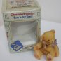 Cherished Teddies Miniature Bear with Sigma Symbol 1997 24kt Electroplate