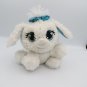 Gund P.Lushes White Lamb Plush with Blue Bow 10 Inch Sparkle Eyes