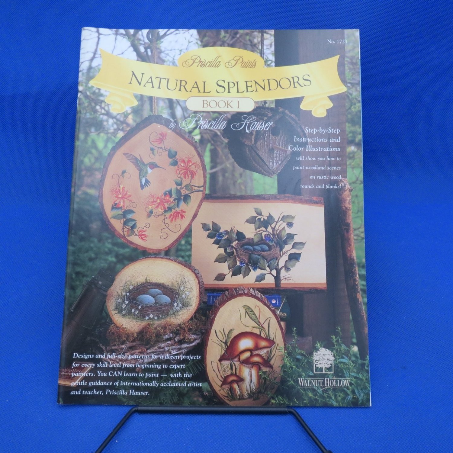 Priscilla Paints Natural Splendors Book I Hauser 1990 Decorative Painting Walnut