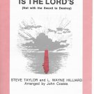 The Battle Is The Lord's Vintage Sheet Music Taylor Hilliard Singspiration