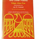 Tales and The Raven and Other Poems Edgar Allan Poe Charles Merrill Program 1969