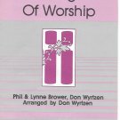 Song Of Worship Vintage Sheet Music Phil & Lynne Brower Wyrtzen S(S)ATB