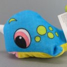 Goffa Plush Whale Small Stuffed Animal Blue w/ White Hourn