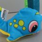 Goffa Plush Whale Small Stuffed Animal Blue w/ White Hourn