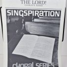 Come, Let Us Sing To The Lord Vintage SATB (Opt Flute) Sheet Music 1982