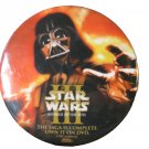 Star Wars III Revenge of the Sith Pinback DVD Promo 2005 Darth Vader Orange/Blac