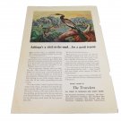 1940s The Travelers Insure Paper Magazine Ad Water Turkey Art Aprox 8" x6.5" 1940s The Travelers Insure Paper Magazine Ad Water Turkey Art Aprox 8" x6.5"