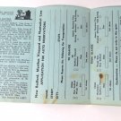 1947-1948 Massachusetts Steamship Lines "Reservation Bureau" Form Unmarked Rare