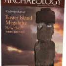 Archaeology Magazine January / February 1995 Easter Island Megaliths