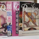 Quilting Magazines Lot of 4 American Quilter / Lady's Circle  80s 90s