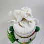 Handmade Snowman Sock over Jar Lighted