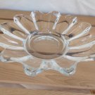 Indiana Glass? Nappie? Small Clear Trinket or Side Dish Daisy "Made in Usa"