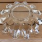Indiana Glass? Nappie? Small Clear Trinket or Side Dish Daisy "Made in Usa"