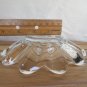 Indiana Glass? Nappie? Small Clear Trinket or Side Dish Daisy "Made in Usa"
