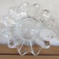 Indiana Glass? Nappie? Small Clear Trinket or Side Dish Daisy "Made in Usa"