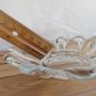Indiana Glass? Nappie? Small Clear Trinket or Side Dish Daisy "Made in Usa"
