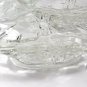 Anchor Hocking  4 Clear Gondola Candy Relish Dish "Star of David" Pressed Design