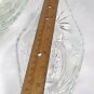 Anchor Hocking  4 Clear Gondola Candy Relish Dish "Star of David" Pressed Design