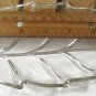 Hazel-Atlas Clear Slender Leaf Candy or Nut Dish Autumn Decor Realistic Rib MCM