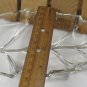 Hazel-Atlas Clear Slender Leaf Candy or Nut Dish Autumn Decor Realistic Rib MCM