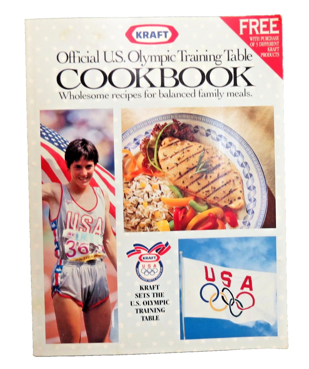 Kraft Official U.S. Olympic Training Table Cookbook (1992)