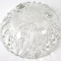 Anchor Hocking Oyster & Pearl Burple Bubble Small Clear Footed Serving Dish MCM