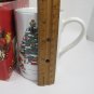 Perkins & Morley Magical Christmas Mugs 1997 Christmas Tree & Cartoon Animals
