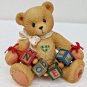 Cherished Teddies Bear holding N-O-E-L 1996  Christmas Theme