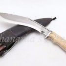 Gurkha Khukuri Knife Sirupate Service Dagger  Full Tang Hand Forged Blade 10"