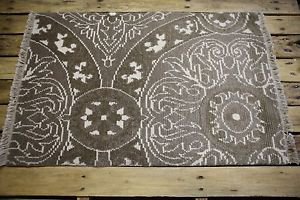 MODERN 2x3' HAND-KNOTTED WOOL AREA ACCENT RUG CARPET FOYER KITCHEN DEN BATH 1932