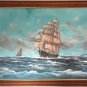 Clipper Ship Marine Oil Painting by Adrian Thompson (British, 20th/21st Century)