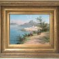 Ibiza Coast Antique Oil Painting by William Raymond Dommersen (1850–1927)