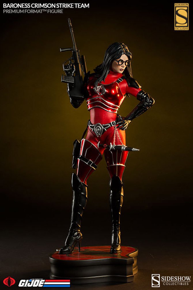 Sold Sideshow Baroness Premium Format Crimson Gi Joe Exclusive Read