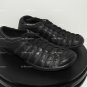 Kenneth Cole Men/Women Black Leather Fashion Sneakers Sz : 8.5Us - 40,5EUR