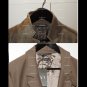 Two Armani Exchange A|X Mens Blazer:   Fleece Textured LG (new) and Velvet 42Reg 10 years old