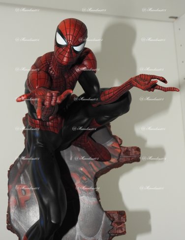 SPIDERMAN CLASSIC STATUE SIDESHOW J. SCOTT CAMPBELL