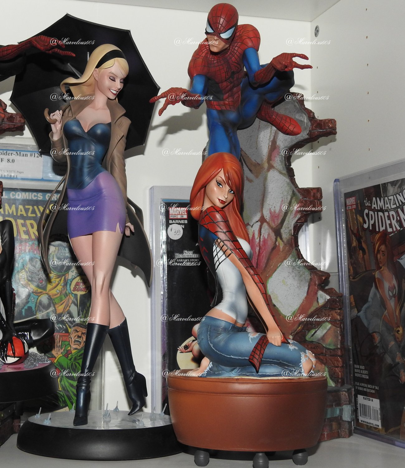 sideshow spiderman comiquette