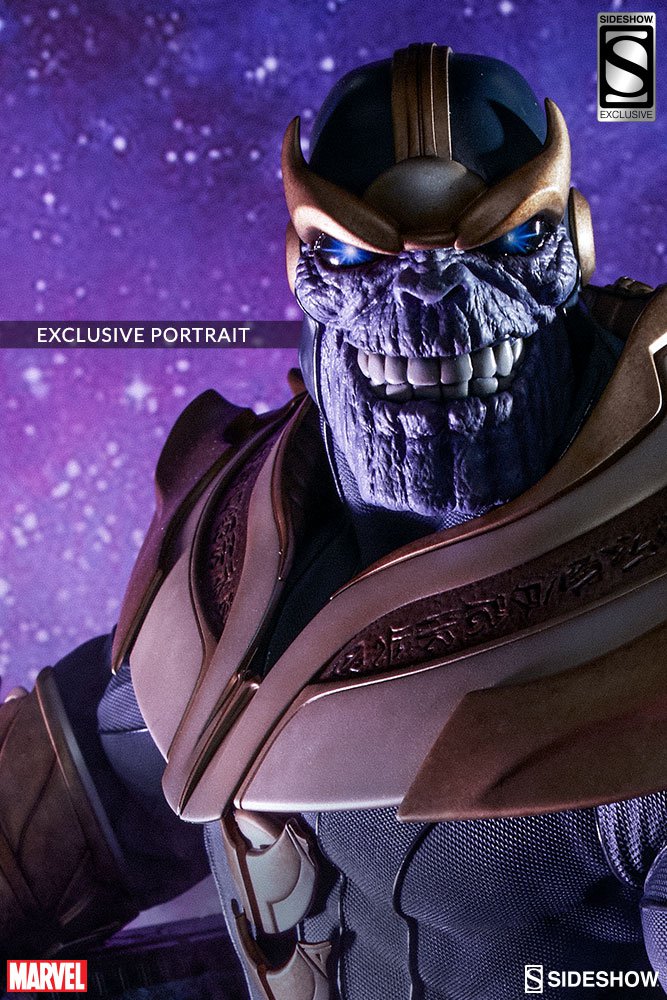 sideshow thanos on throne exclusive