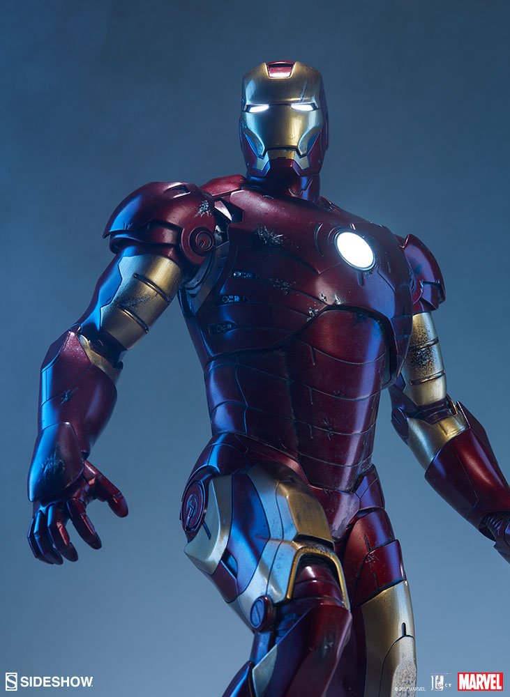 Iron Man Mark III Maquette by Sideshow Collectibles Iron Man