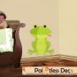Frog Wall Decal (full color) SMALL -ec