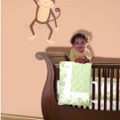 Monkey Wall Decal (full color) MEDIUM -ec