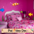 Reusable Assorted Under Sea World Fish Wall Decal -ec
